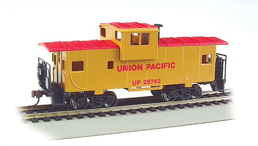 36' Wide-Vision Caboose - Ready to Run - Silver Series(R) -- Union Pacific-1