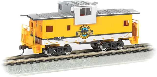 36' Wide-Vision Caboose - Ready to Run - Silver Series(R) -- Denver & Rio Grande Western #1511 (Aspen Gold, silver)-1