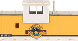 36' Wide-Vision Caboose - Ready to Run - Silver Series(R) -- Denver & Rio Grande Western #1511 (Aspen Gold, silver)-3