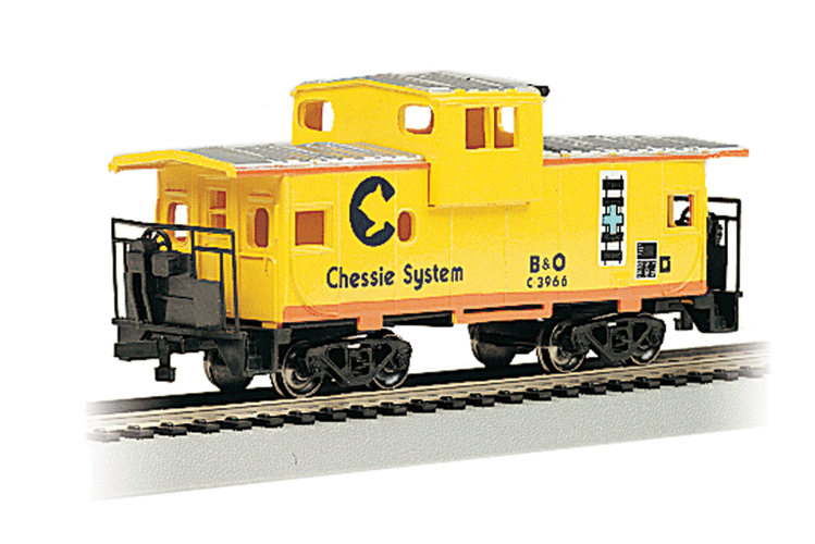 36' Wide-Vision Caboose - Ready to Run - Silver Series(R) -- Chessie System