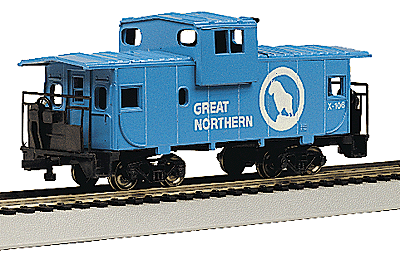 36' Wide-Vision Caboose - Ready to Run - Silver Series(R) -- Great Northern