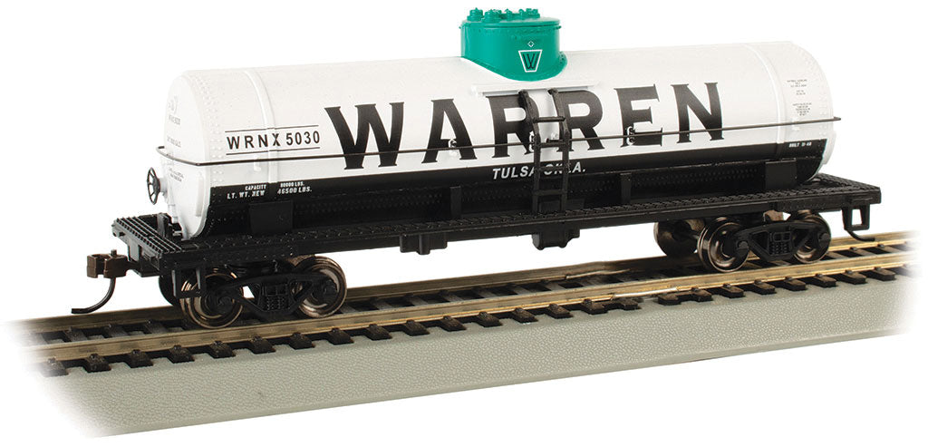 40' Single-Dome Tank Car - Ready to Run - Silver Series(R) -- Warren Petroleum Co 5030