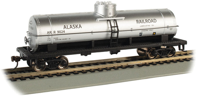 40' Single-Dome Tank Car - Ready to Run - Silver Series(R) -- Alaska Railroad #9024