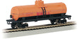 40' Single-Dome Tank Car - Ready to Run - Silver Series(R) -- Shell 1758 (orange, black, red)