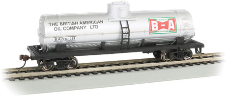 40' Single-Dome Tank Car - Ready to Run - Silver Series(R) -- British-American Oil (silver)