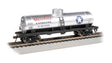 40' Single-Dome Tank Car - Ready to Run - Silver Series(R) -- Staroline Gasoline #438 (gray, blue, red)
