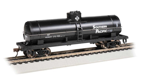 40' Single-Dome Tank Car - Ready to Run - Silver Series(R) -- Southern Pacific #62820 (black, white, Sans Serif Lettering)