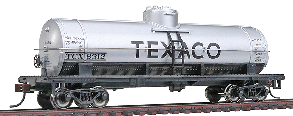 40' Single-Dome Tank Car - Ready to Run - Silver Series(R) -- Texaco-1