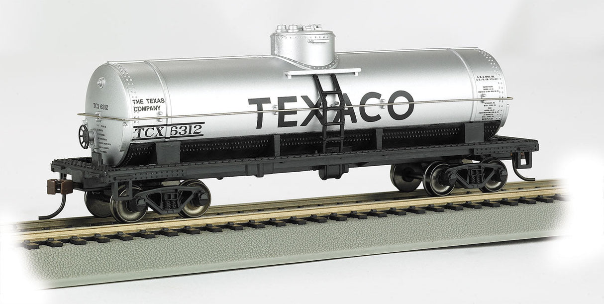 40' Single-Dome Tank Car - Ready to Run - Silver Series(R) -- Texaco-2