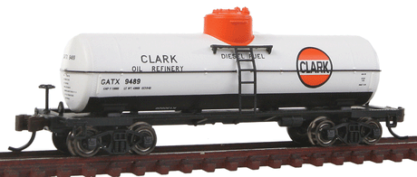 ACF 36' 6" 10,000-Gallon Tank Car - Ready to Run - Silver Series(R) -- Clark Oil Refinery GATX-1