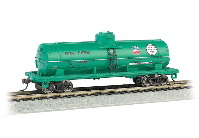 ACF 36' 6" 10,000-Gallon Tank Car - Ready to Run - Silver Series(R) -- Union Pacific #909971 (MOW Green, Potable Water Service)