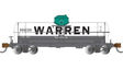 ACF 36' 6" 10,000-Gallon Tank Car - Ready to Run - Silver Series(R) -- Warren Petroleum #5220 (white, black, green)