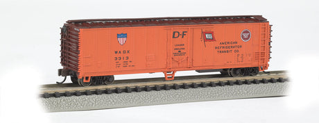 ACF 50' Steel Mechanical Reefer (2012 Version) - Ready to Run -- American Refrigerator Transit Co. (Orange, Boxcar Red)-2