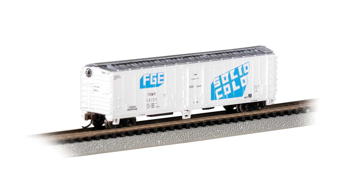 ACF 50' Steel Mechanical Reefer - Ready to Run - Silver Series¬® -- Fruit Growers Express #12109 (yellow, blue)