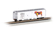 ACF 50' Steel Mechanical Reefer - Ready to Run - Silver Series¬® -- Canadian National #235091 (Display Train Beef Car, white, brown)