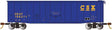 50' Plug-Door Boxcar - Ready to Run - Silver Series(R) -- CSX 198271 (blue, yellow)
