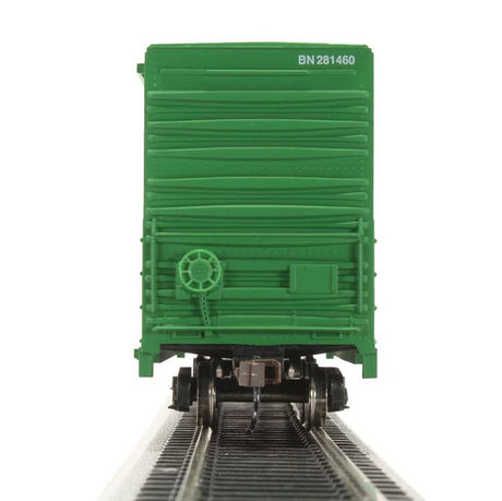 40' Steel Hi-Cube, Sliding-Door Boxcar - Ready-to-Run -- Burlington Northern #281480 (Cascade Green, white; Large Logo, Lettering)-4