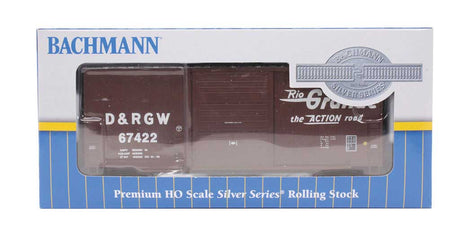 40' Steel Hi-Cube, Sliding-Door Boxcar - Ready-to-Run -- Denver & Rio Grande Western #67422 (Boxcar Red, Flying Grande Logo)-6
