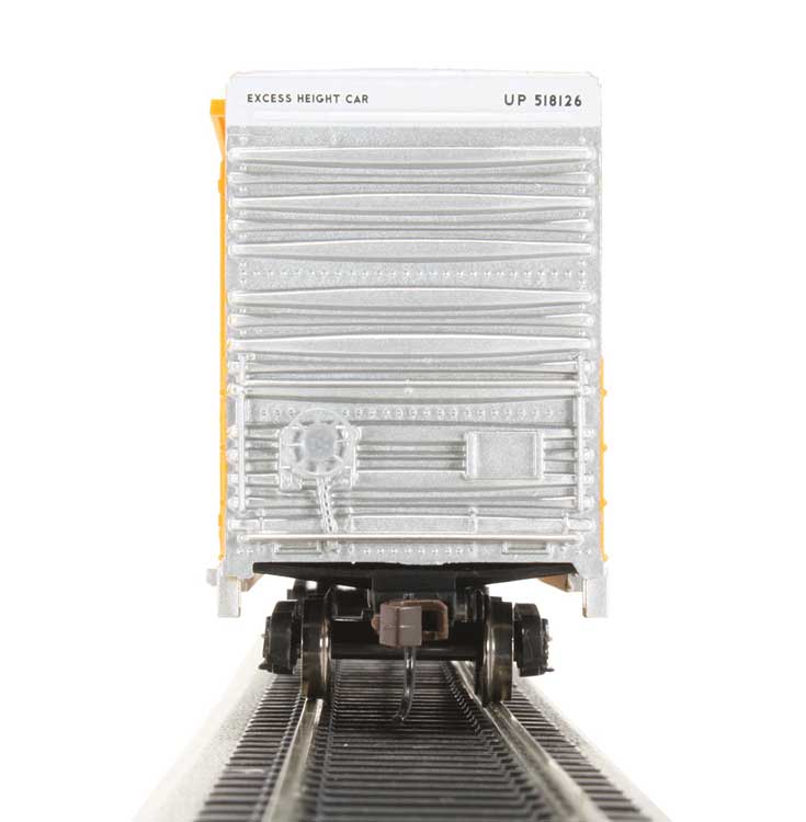 40' Steel Hi-Cube, Sliding-Door Boxcar - Ready-to-Run -- Union Pacific #518126 (Armour Yellow, silver; Automated Railway Map Logo)-5