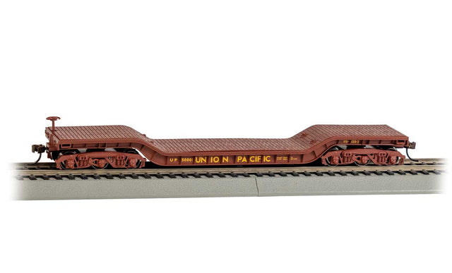 52' Depressed-Center Flatcar - Ready to Run - Silver Series(R) -- Union Pacific #50001