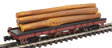 ACF 40' Log Car -- 1935-1960 Version-1