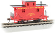 4-Wheel Wood Bobber Caboose - Ready to Run - Silver Series(R) -- Denver & Rio Grande Western