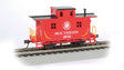 4-Wheel Wood Bobber Caboose - Ready to Run - Silver Series(R) -- Southern Railway #209 (red, black, white)