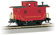 Wood 4-Wheel Bobber Caboose - Ready to Run - Silver Series(R) -- Cass Scenic Railroad