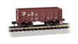 Flat-Bottom Ore Car - Ready to Run -- Conrail #500625 (Boxcar Red)
