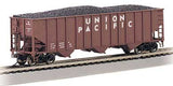Bethlehem Steel 3-Bay 100-Ton Open Hopper - Ready to Run - Silver Series(R) -- Union Pacific #36255 (Boxcar Red, white)-2