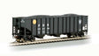 Bethlehem Steel 3-Bay 100-Ton Open Hopper - Ready to Run - Silver Series(R) -- Pennsylvania Railroad #226136 (black, Yellow Ball)