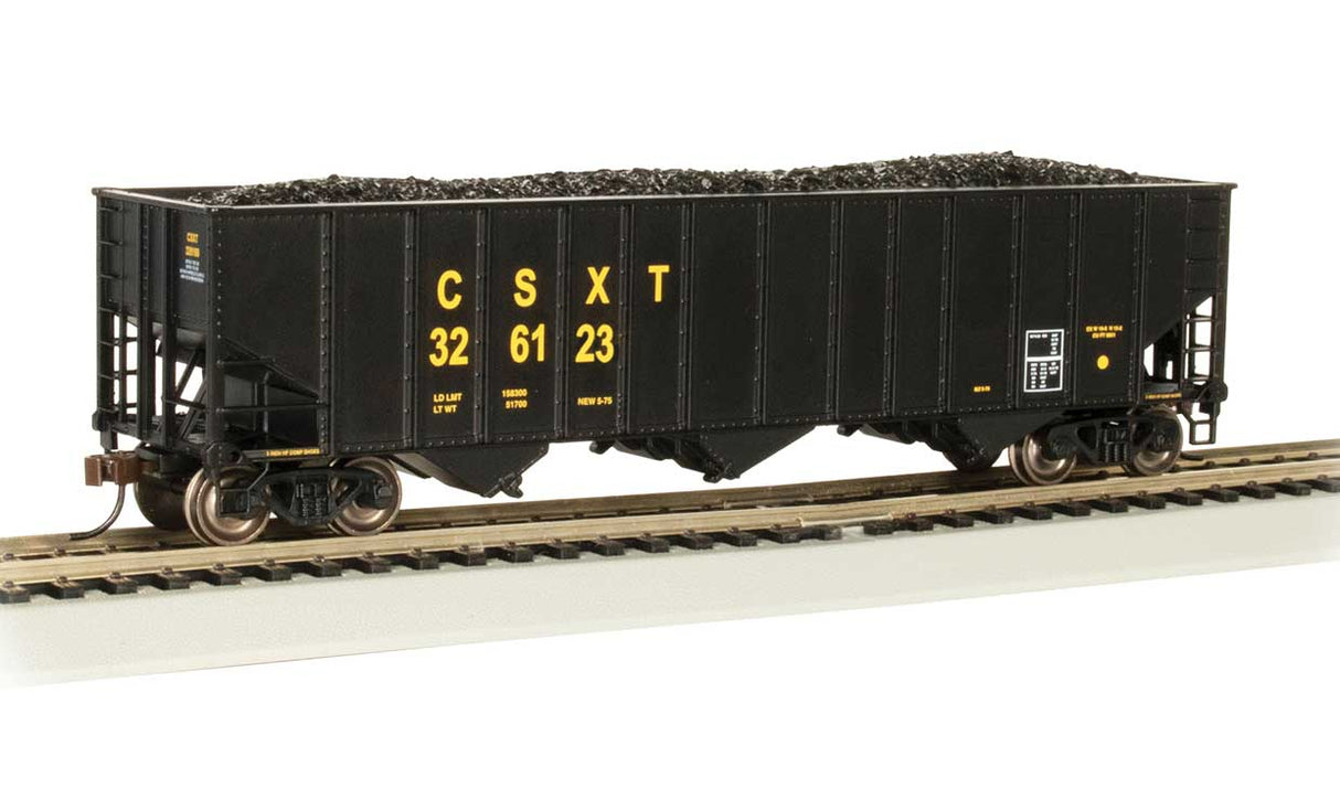 Bethlehem Steel 3-Bay 100-Ton Open Hopper - Ready to Run - Silver Series(R) -- CSX #326123
