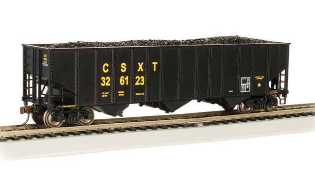 Bethlehem Steel 3-Bay 100-Ton Open Hopper - Ready to Run - Silver Series(R) -- CSX #326123