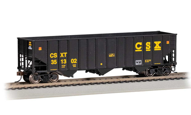 Bethlehem Steel 3-Bay 100-Ton Open Hopper - Ready to Run - Silver Series(R) -- CSX #326302 (Ease Up Sticker)