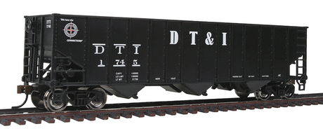 Bethlehem Steel 3-Bay 100-Ton Open Hopper - Ready to Run - Silver Series(R) -- Detroit, Toledo & Ironton-1