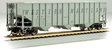 Bethlehem Steel 3-Bay 100-Ton Open Hopper - Ready to Run - Silver Series(R) -- Western Maryland #63834 (gray, black "Speed Lettering")-1