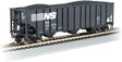 Bethlehem Steel 3-Bay 100-Ton Open Hopper - Ready to Run - Silver Series(R) -- Norfolk Southern 145275 (black, white)