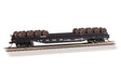 52' Wheel Flatcar with Load - Ready to Run -- New York Central #X-29499 (black)