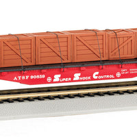 Flatcar w/Crated Load -- Atchison, Topeka & Santa Fe