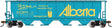 Canadian Cylindrical 4-Bay Grain Hopper - Ready to Run - Silver Series(R) -- Alberta (Vermillion River)