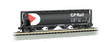 Canadian Cylindrical 4-Bay Grain Hopper - Ready to Run - Silver Series(R) -- Canadian Pacific (black, white, red, Multimark Logo)-1