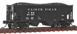 USRA 55-Ton 2-Bay Open Hopper w/Load - Ready to Run - Silver Series(R) -- Clinchfield #44257 (black)-1