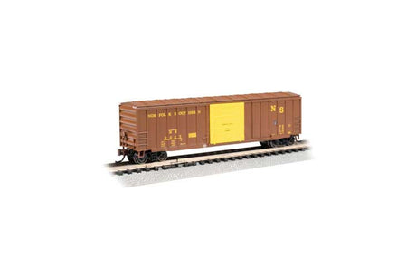 ACF 50'6" Outside-Braced Sliding-Door Boxcar - Ready to Run - Silver Series -- Original Norfolk Southern #2227 (Boxcar Red, yellow)