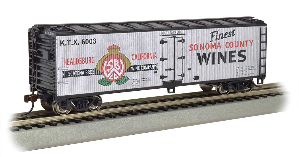 40' Wood Reefer - Ready to Run - Silver Series(R) -- Sonoma Wine