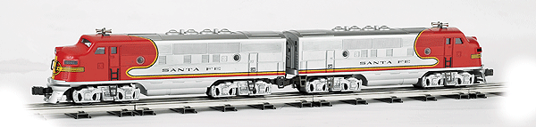 EMD F3 A-A Set - Conventional 3-Rail - Williams(TM) Golden Memories(R) -- Santa Fe (red, silver)