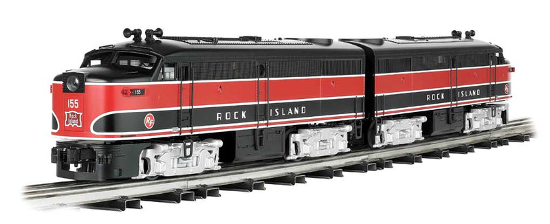 Alco FA1 A-A Set - Conventional 3-Rail w/Horn & Bell - Williams(TM) -- Rock Island
