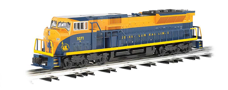 EMD SD90 - 3-Rail w/Sound - Williams(TM) -- Norfolk Southern #1071 (Central of New Jersey Heritage Scheme, blue, orange)