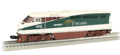 EMD F59PHI - 3-Rail w/True Blast Plus(R) Sound - Williams -- Amtrak #470 (Cascades, copper, green, white)
