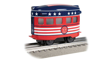 Eggliner - 3-Rail - Conventional AC -- Independence Day (red, white, blue)