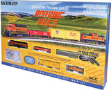 Roaring Rails Diesel Train Set - Sound and DCC -- BNSF Railway GP40, 3 Cars; E-Z Track Oval, Controller-1